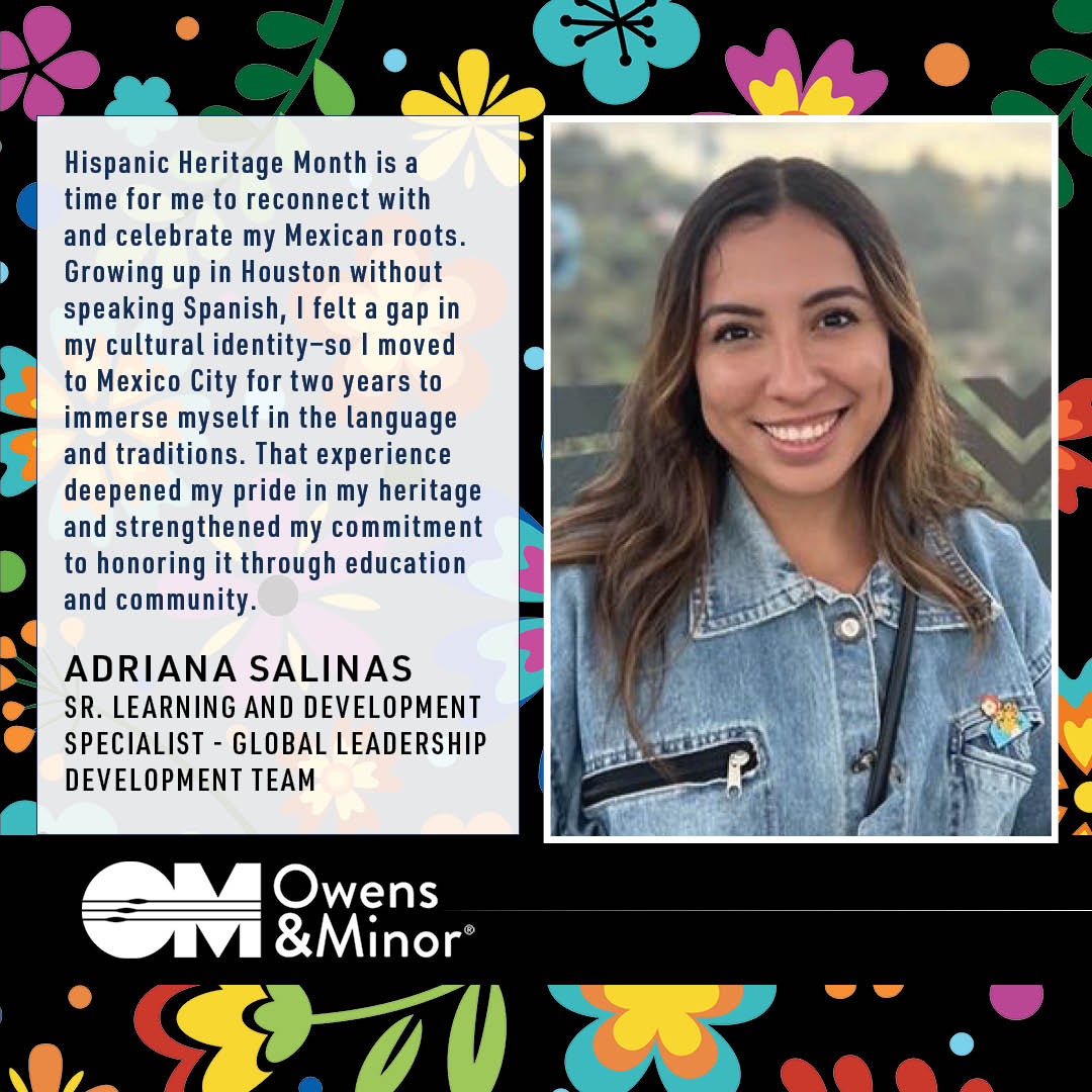 We are celebrating Hispanic Heritage Month by spotlighting the contributions of our Owens &amp; Minor Hispanic Organization for Leadership and Achievement (O&amp;M HOLA) Teammate Resource Group teammates across the organization!

#OwensAndMinor #HispanicHeritageMonth #LifeTakesCare