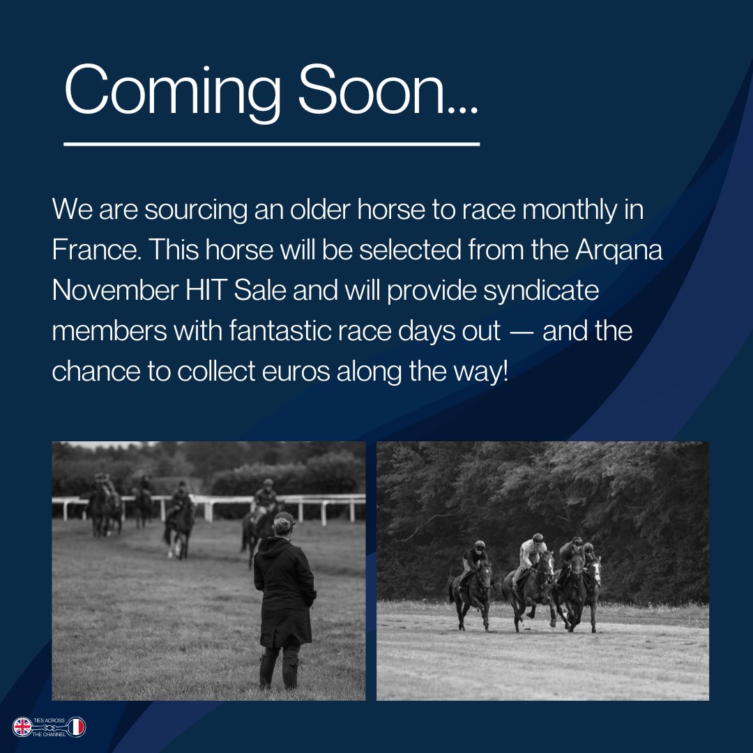 almracing's tweet image. We are delighted to announce the launch of our new and affordable syndicate: Ties Across The Channel 🥂

Share and tag your friends to spread the word about our new syndicate 🤩

🇫🇷 Nous sommes très fiers de vous annoncer le lancement de notre nouveau syndicat accessible à tous :…