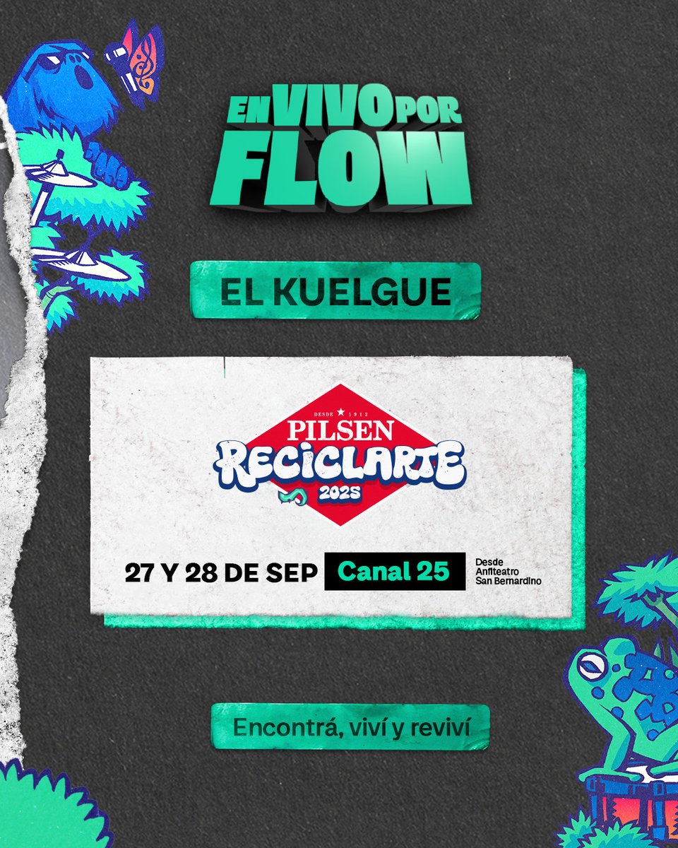 Girar tanto, seamos nenes… Planteemos una crew pero al Sinoca no sé, mmm… 🎸🎶🎤 Preparate para disfrutar de EL KUELGUE en vivo por FLOW por canal 25 de entretenimiento.
