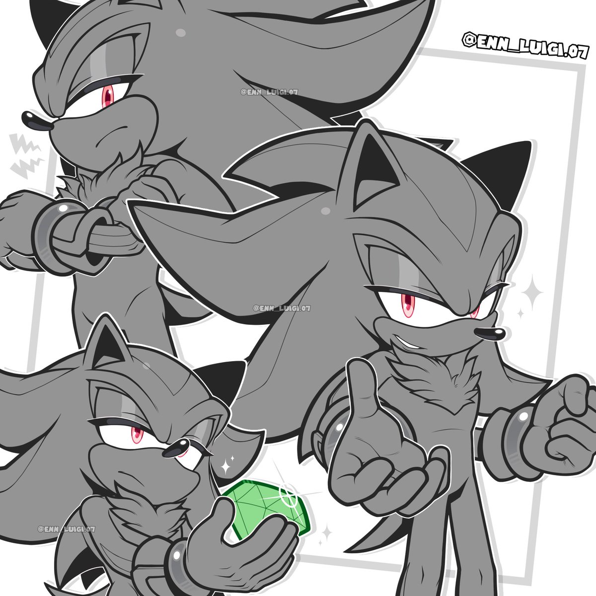 The Ultimate Lifeform (Doodles) #sonicthehedgehog #shadowthehedgehog #sonicfanart