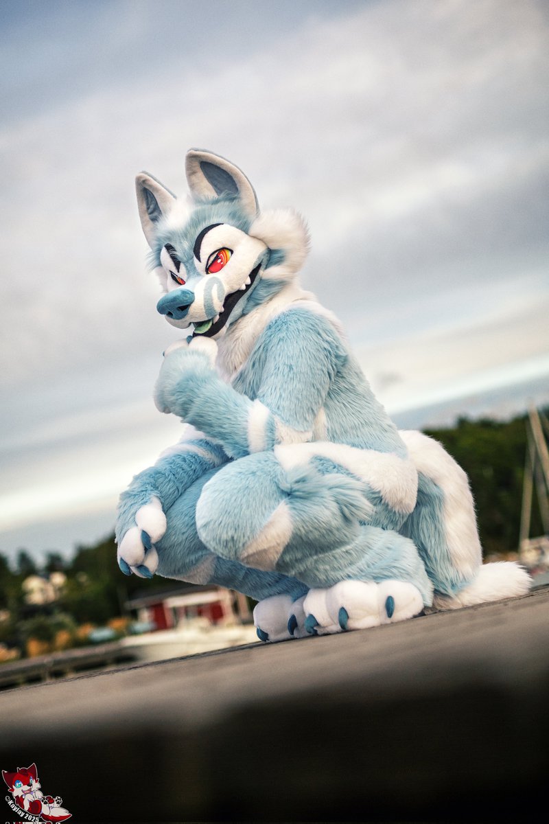 Don't think too much. Just do.
Happy #fursuitfriday!

📸: <a href="/KayJayFIN/">KayJay</a> 
🪡: <a href="/ItsCraftyCoyote/">Coyote</a> 

#furry #fursuit