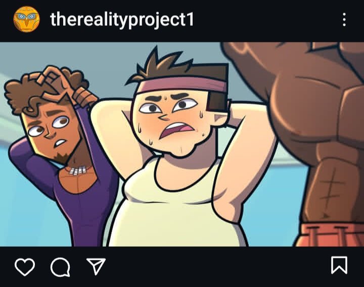 Charles is trying so hard not to look at Tino #rrtwt #realityresort