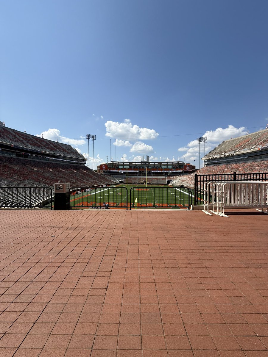 First visit to Clemson! #GoOrange 🍊