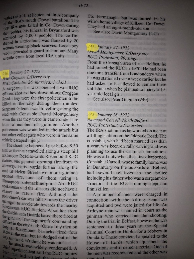 Cvift2's tweet photo. Will Mary Lou @MaryLouMcDonald acknowledge the
🚩242 'pre-Bloody Sunday deaths' listed in Lost Lives?
🚩The 81 before internment had to be reintroduced?
🚩Deaths from dozens of provocative events & riots during the 2nd Cold War wave of terrorism
1/
#QLoq
https://t.co/N9QR162ezP https://t.co/LHgfvVeJop