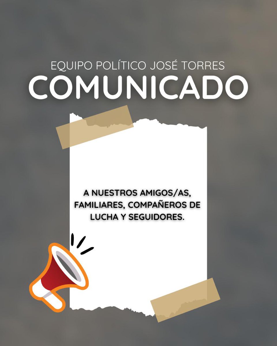 JoseTorresRD_'s tweet photo. En la vida política aprendemos que el compromiso con la gente está por encima de cualquier estructura. La verdadera lealtad no se mide en un carnet, sino en la vocación de servir y transformar realidades.

Después de un proceso de escucha, consultas y analisis junto a muchos compañeros y amigos de base e integrantes de este equipo, hemos tomado la decisión de renunciar a nuestra membresía y espacios que hasta ahora ocupamos en el Partido de la Liberación Dominicana.