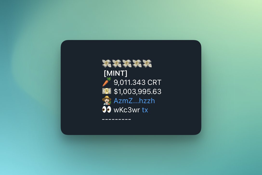JSB π₯ (@jsb_sol) on Twitter photo Did you know you can mint π₯ at any size with zero slippage?
<a href="/DeFiCarrot/">Carrot π₯</a> is the best place to earn yield on solana with size because we cover nearly all the available lending capacity in DeFi...
Comfy in π₯ Did you know you can mint π₯ at any size with zero slippage?
<a href="/DeFiCarrot/">Carrot π₯</a> is the best place to earn yield on solana with size because we cover nearly all the available lending capacity in DeFi...
Comfy in π₯