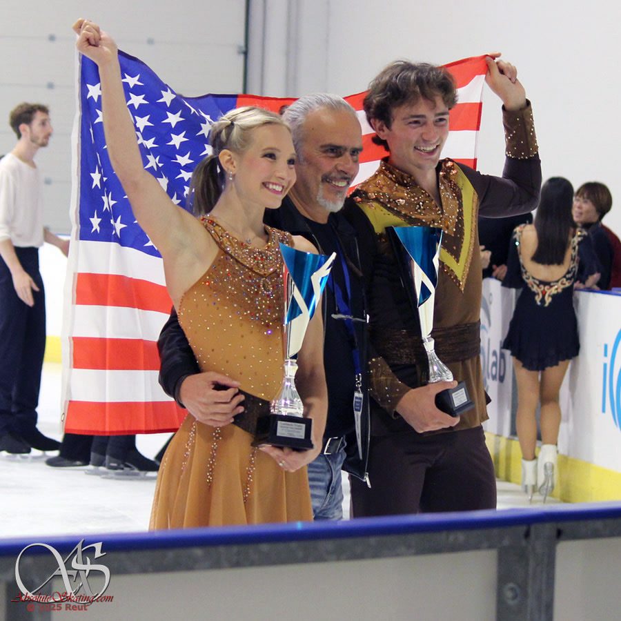 evampate's tweet image. Ciao from Italy 🇮🇹✨

We had the most incredible week at Lombardia Trophy and are so proud to bring home our second international win! 🏆

Thank you to everyone who cheered us on near and far -we felt the love every step of the way. ❤️ Thank you @usfigureskating for sending us