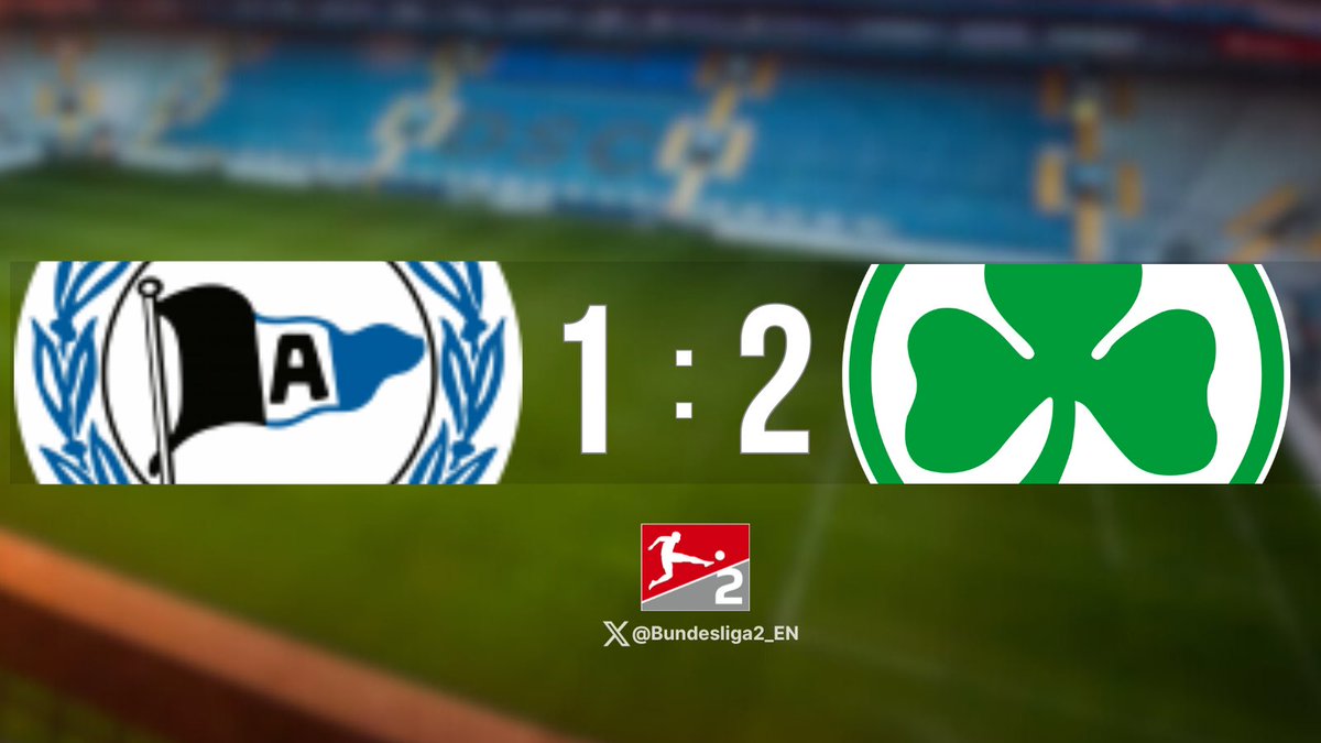 Bundesliga2_EN's tweet photo. 🔴 MATCHDAY 6

Arminia Bielefeld 🆚 SpVgg Greuther Fürth

Marco John (#SGF) ⚽️
___
⏱️ 80' | 1:2 | #DSCSGF 
#Bundesliga2 https://t.co/8a90Pb3IfZ