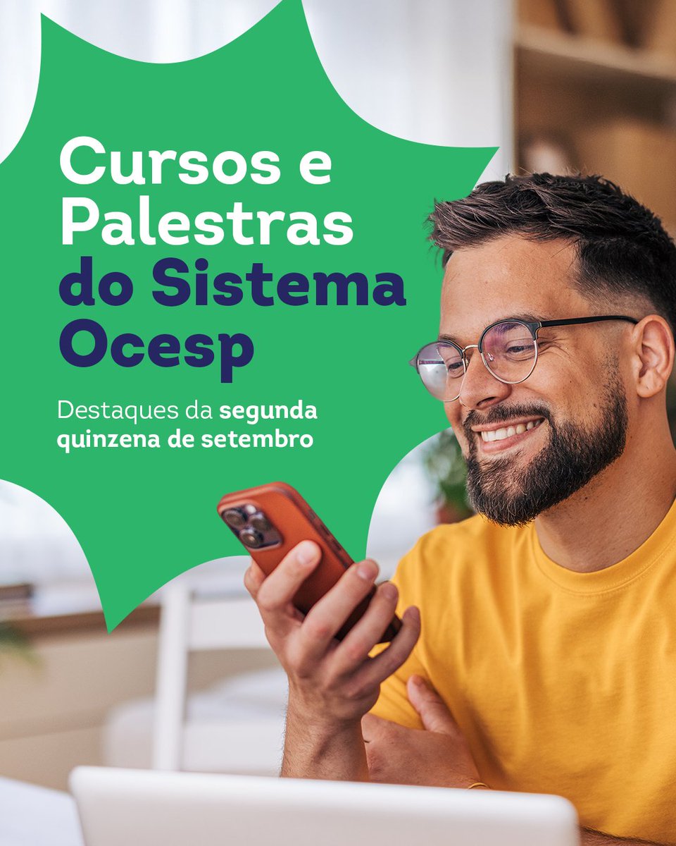 Encerre o mês em alto nível 🚀
Acesse nosso site para fazer sua inscrição: sistemaocesp.coop.br/?a=treinamento…