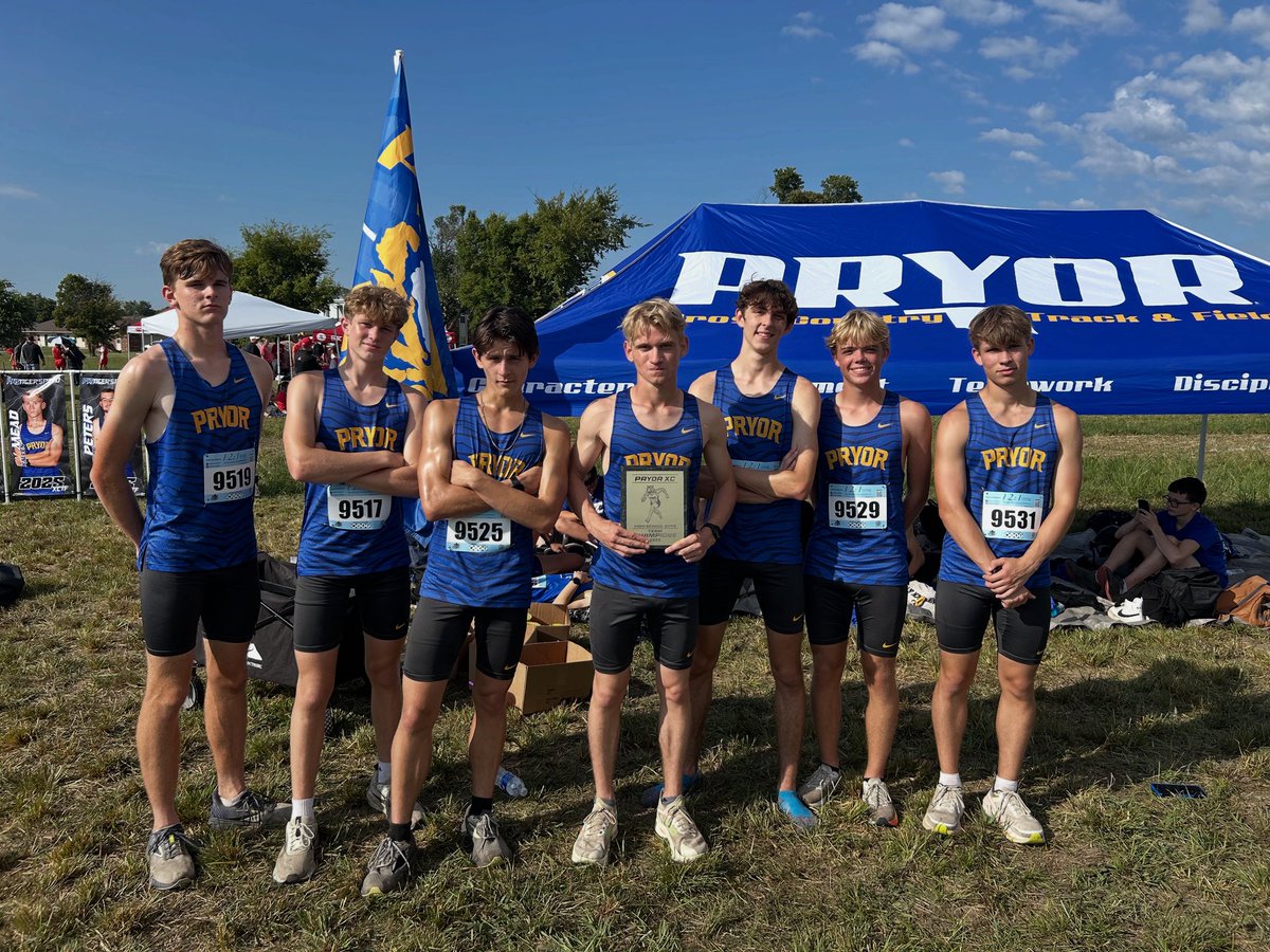 Pryor HS Boys XC⚡️TF tweet media