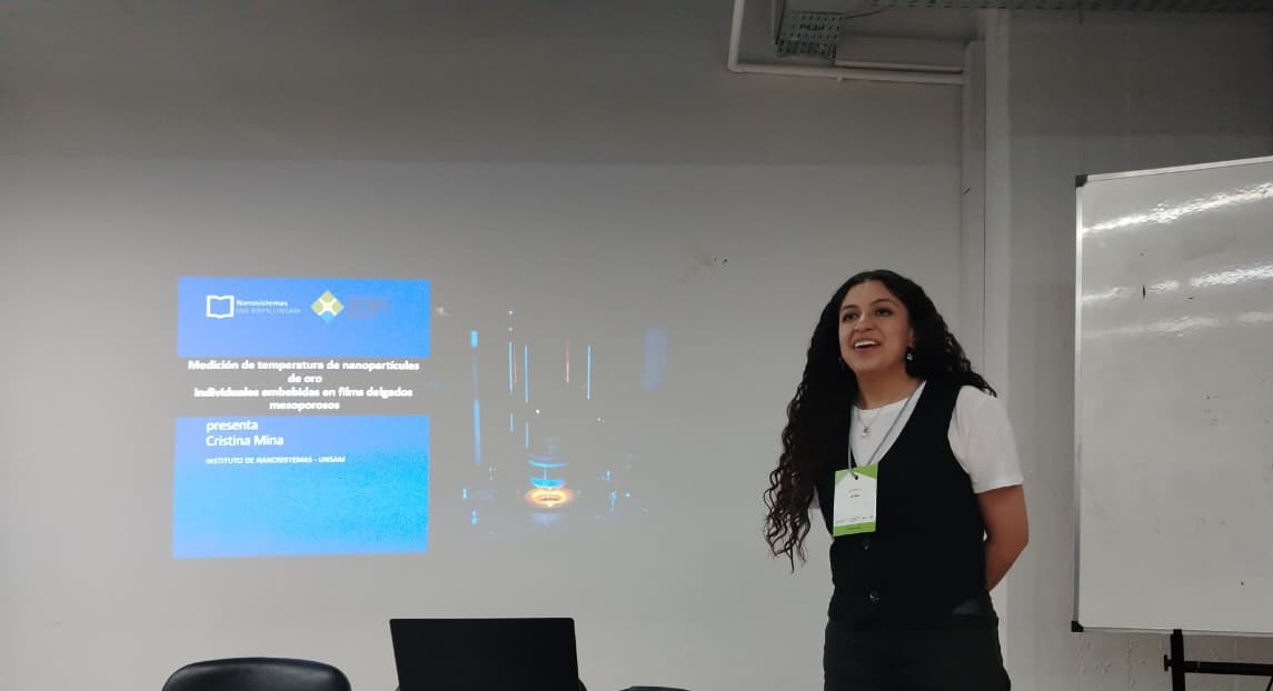 Espectacular encuentro de física 110° RAFA en La Plata, donde el grupo de nanofotónica <a href="/insunsam/">Instituto de Nanosistemas</a> presentó 3 charlas en la división de óptica.
Felicitaciones Cristina Mina <a href="/criismina/">Criis Mina</a> y Jose González <a href="/joseluis19991/">jose luis</a>.