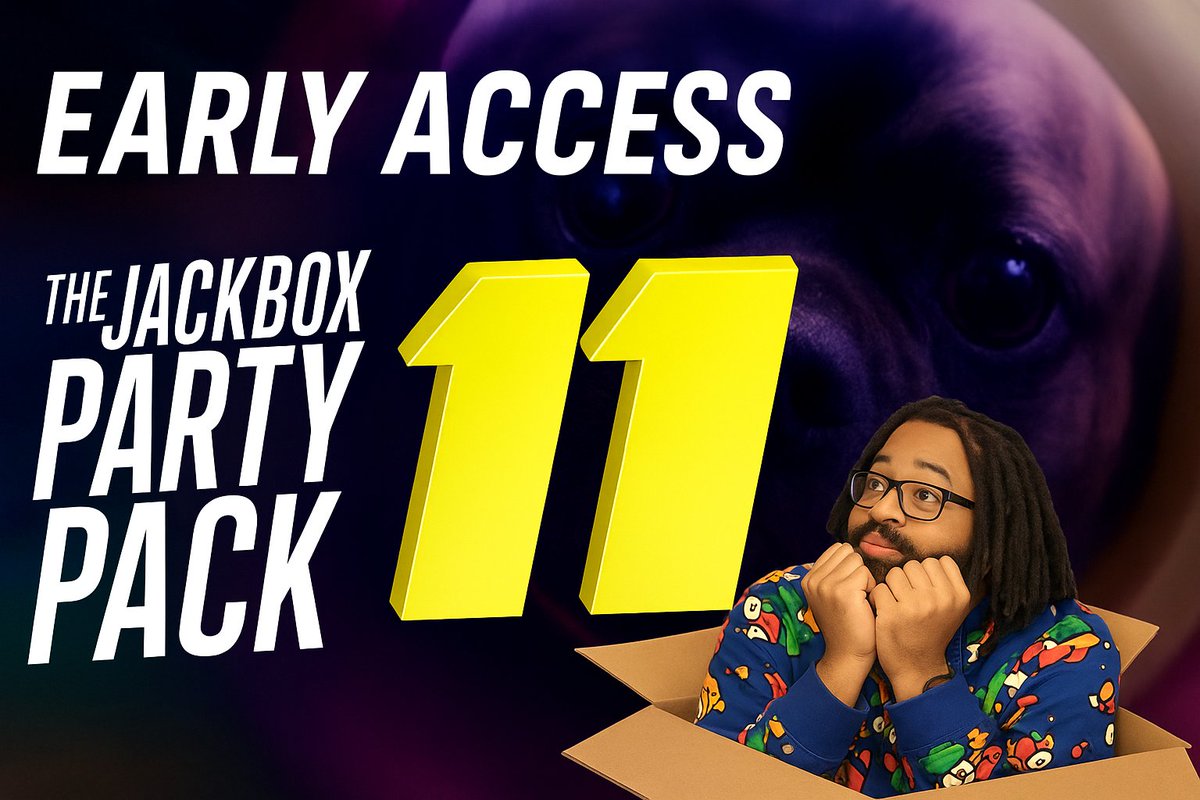 I have early access to Jackbox Party Pack 11 and will be streaming it tonight @ 7pm cst. The following games are in the new Jackbox below:

⚔Legends of Trivia
👂🏾Hear Say
💀Doominate
🔎Suspectives 
🍪Cookie Haus

Stop by  for all the laughs and fun!

#jackboxambassador