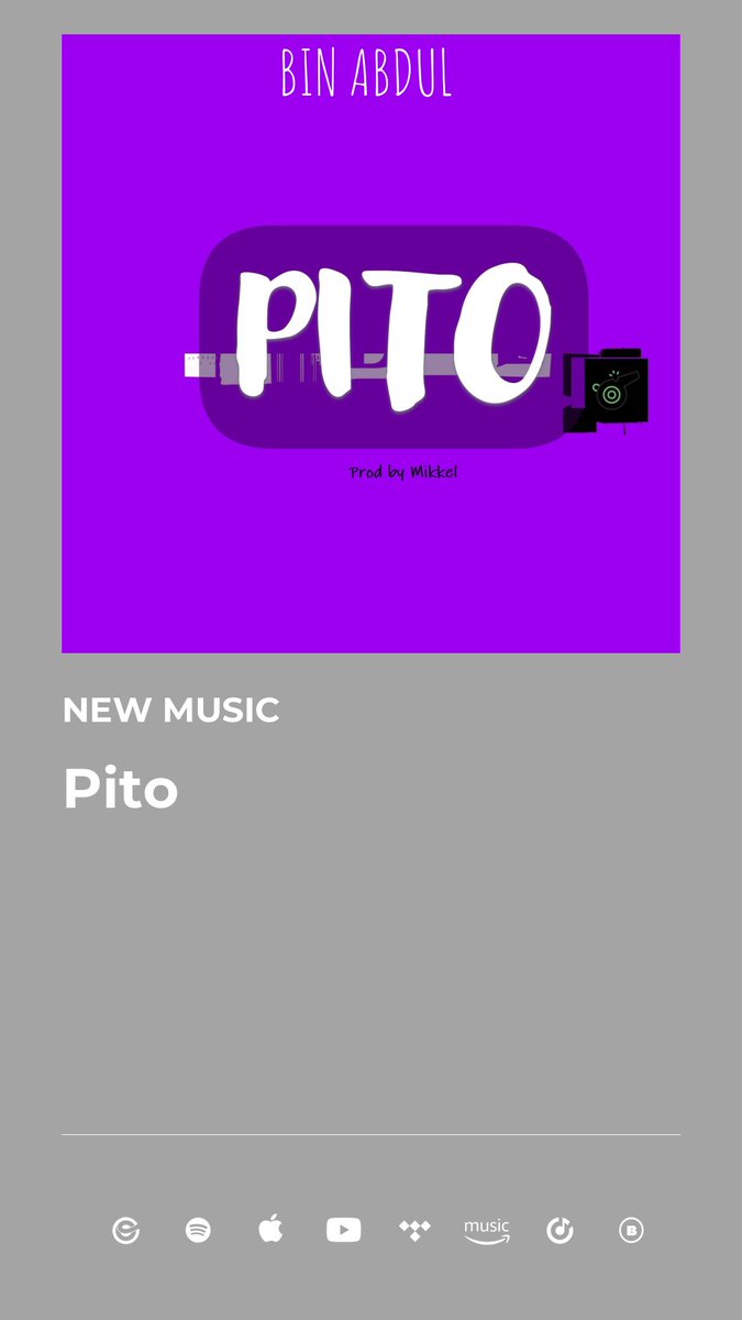 binabdulgb's tweet photo. Pito 🎶🎶

Out now 🌐
Available on every music platform 

#binabdulgb #new #explore #afrobeats #africa #outnow #listen #spotify #applemusic #youtube #music https://t.co/3vw50PAKLA