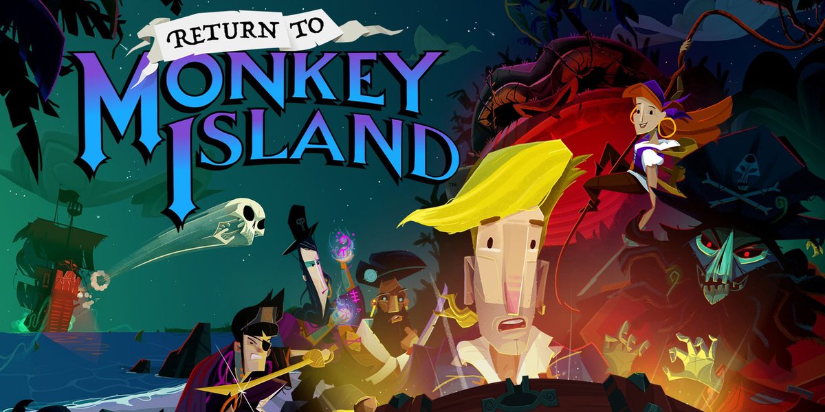 Return to Monkey Island released three years ago today! Time to dig up my MEGA MONKEY THREAD, in which I posted a fun bit of #MonkeyIsland content every day from its announcement to its release:
