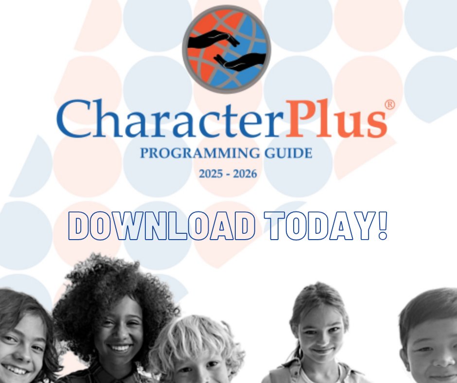 New school year, new opportunities to lead with character! 📚✨
Explore the 2025–26 CharacterPlus Programming Guide for programs supporting staff at every level.
📥 loom.ly/wJjbacU
#TeachCharacter #CharacterMatters