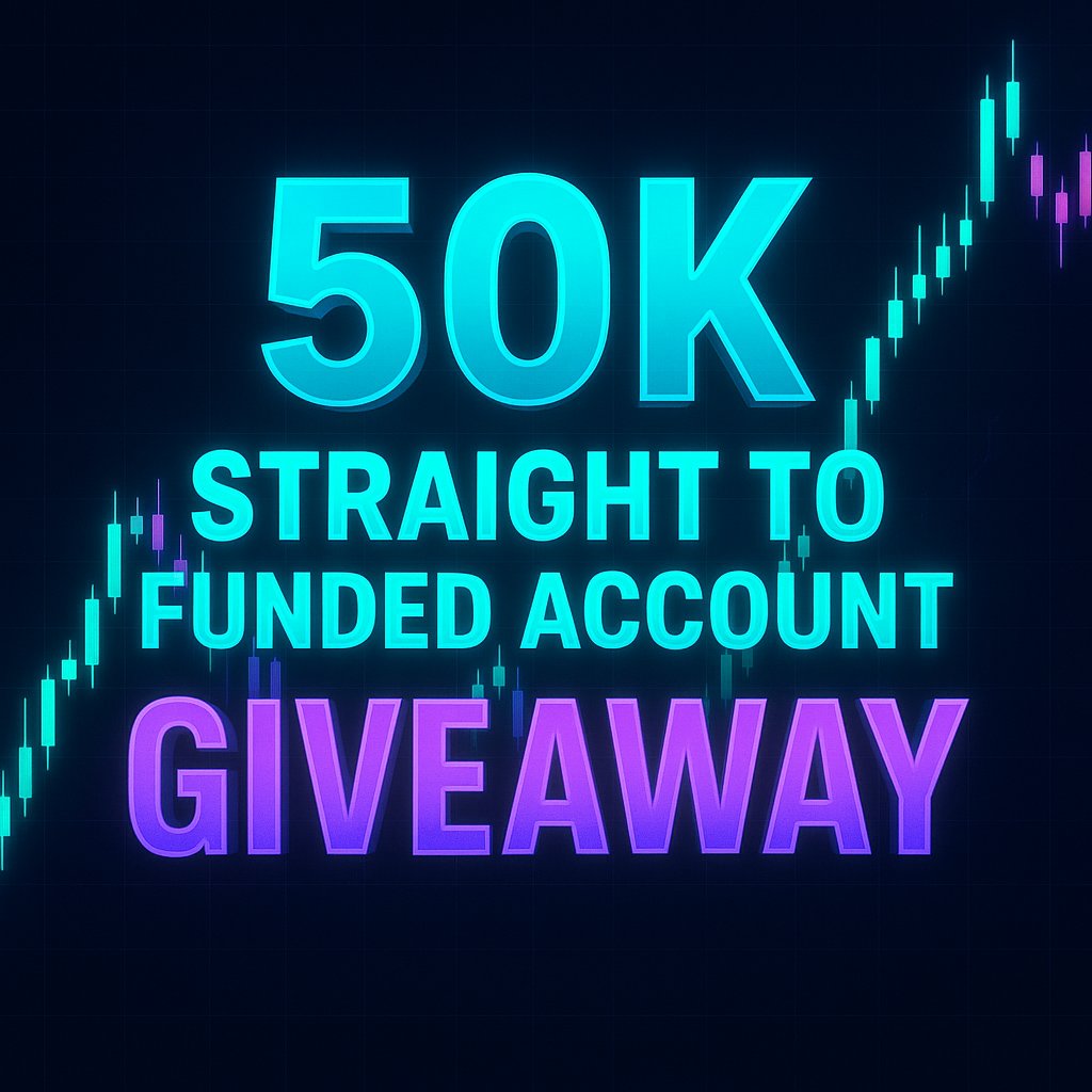 🚨 GIVEAWAY TIME! 50k Straight To Funded 🚨

Here is how to enter! 👇

✅ Sub to the youtube channel youtube.com/@imjoeymorgan
✅ Tag 3 Traders
✅ Retweet

Winner will be announced Next Friday! Good Luck 😉