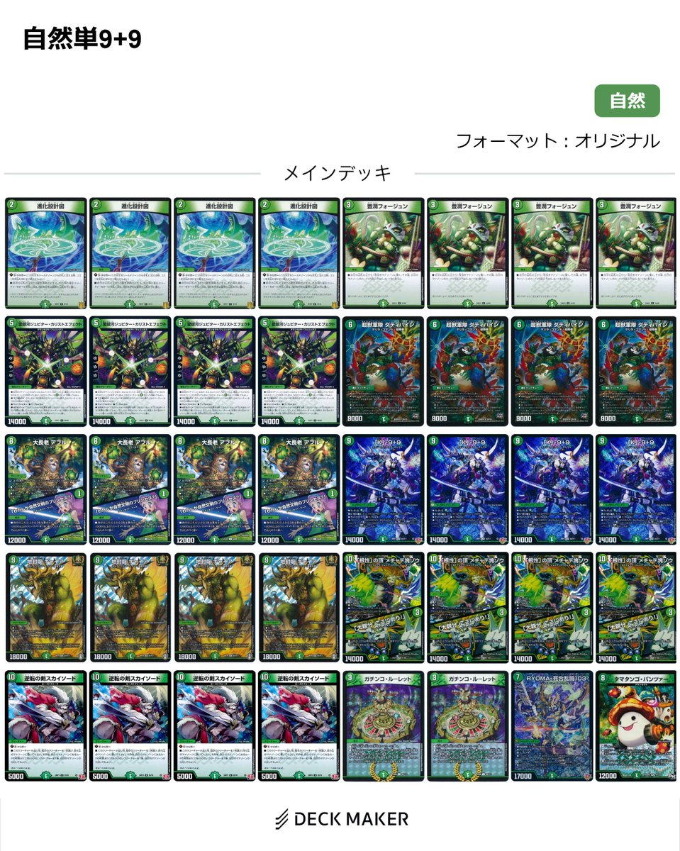 新弾デッキ紹介】 今回紹介するのは発売前から話題の《「K」-9+9》を