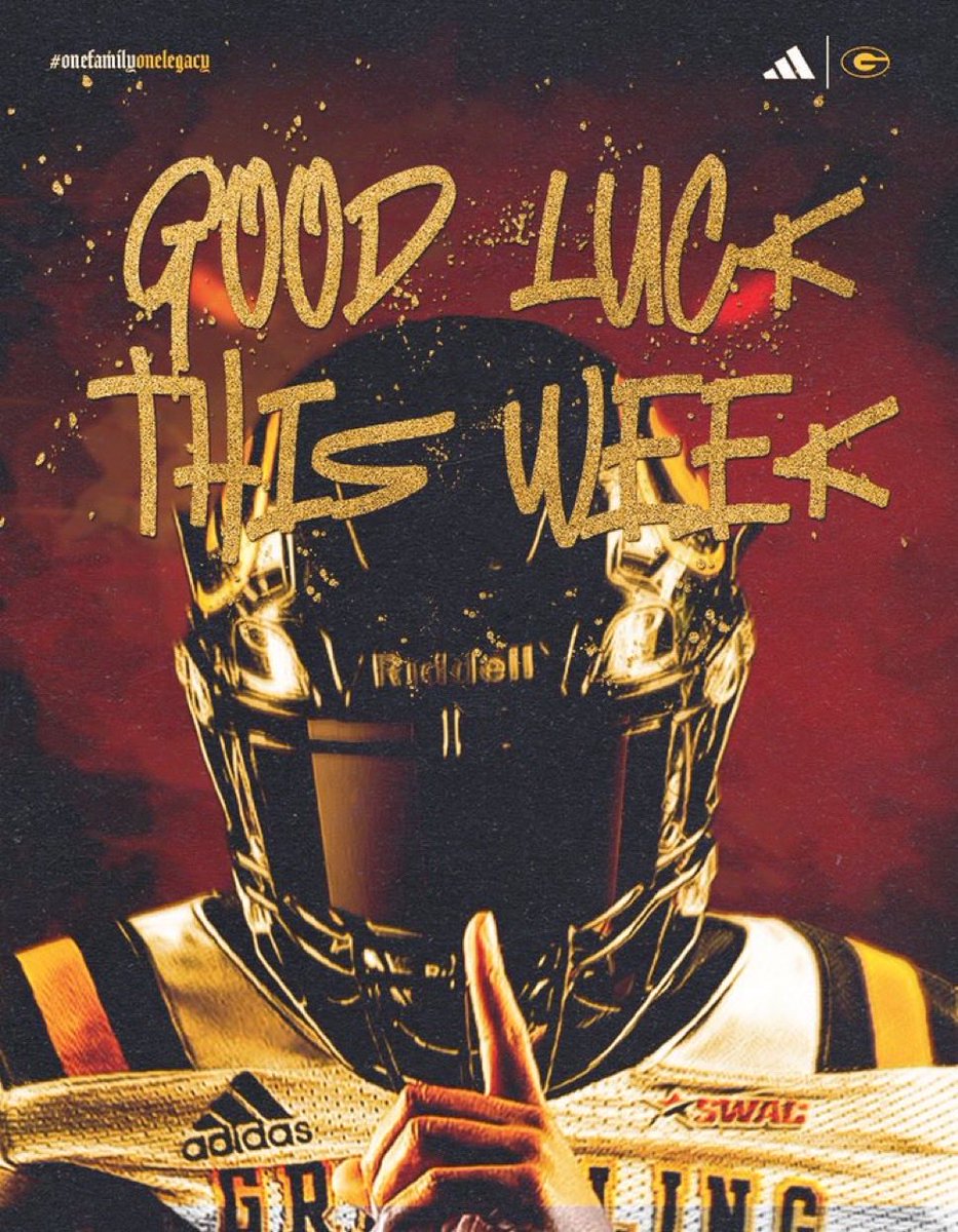 Thank you <a href="/GSUFootball01/">Grambling State Football 🐯</a> for the good luck wishes