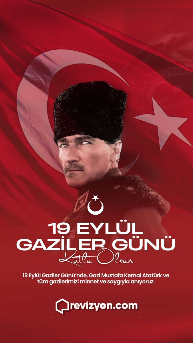 Sakarya Meydan Muharebesi'nin kazanılmasının ardından Mustafa Kemal Atatürk’e TBMM’nin 19 Eylül 1921 tarihli kanunuyla 'Mareşallik' rütbesi ve 'Gazilik' ünvanı verilmesinin 104’üncü yıl dönümü.

#19eylülgazilergünü #samsun #atakum #gayrimenkul #emlak #ofisyönetimi #hhmakademi