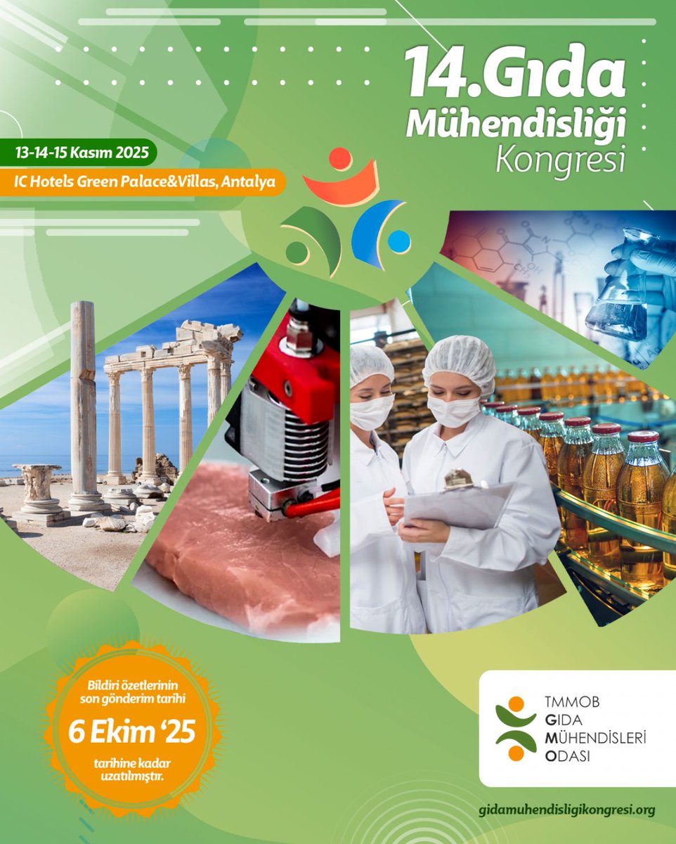 Kongre bildirileri toplanmaya devam ediliyor.

Detaylı bilgi için gidamuhendisligikongresi.org adresini ziyaret edebilirsiniz.