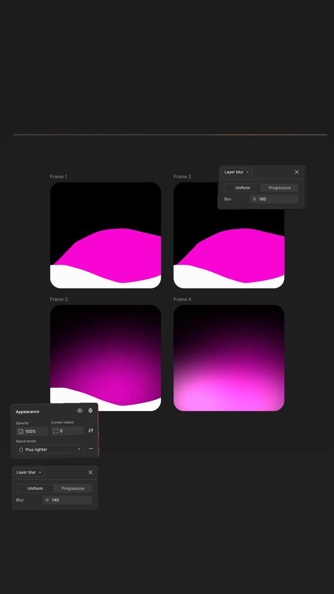 PSingh0705's tweet photo. Turn shapes into gradients in seconds 👇

#FigmaTips #GradientEffect #FigmaDesign #UIDesign #DesignTips https://t.co/JglZuhbXys