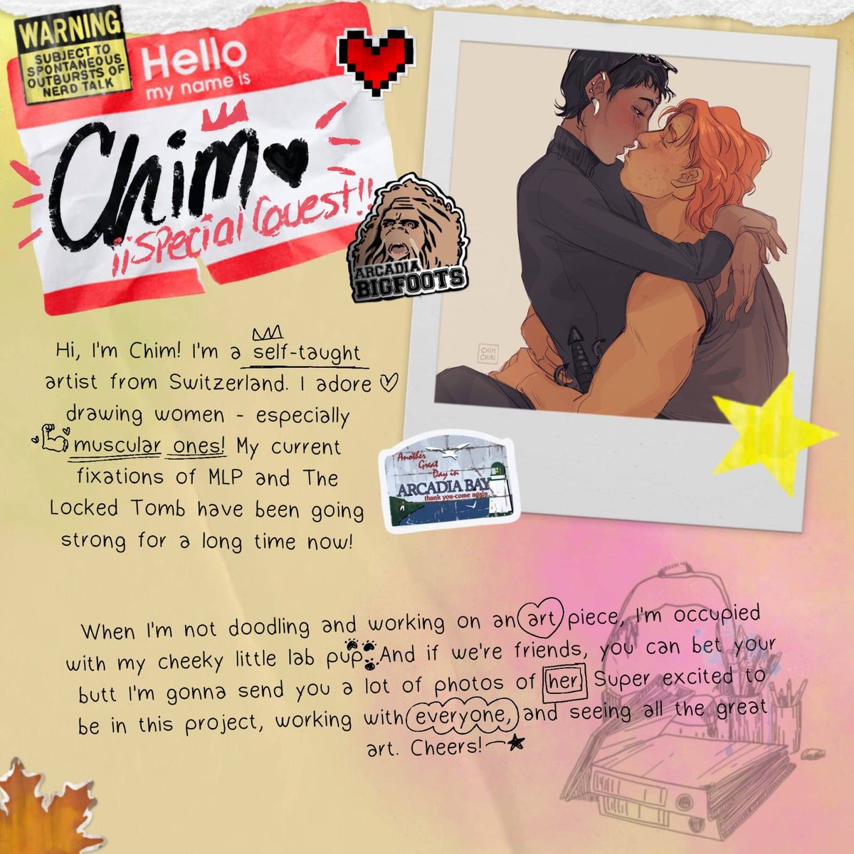 We're pleased to introduce our second special guest: <a href="/chimchiri/">chimchiri (🔞Art @ Patreon)</a> ✨✨✨

#lifeisstrange #lis #lifeisstrangetarot #fanzine #zine