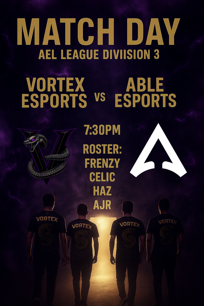 Vortex Esports took a solid 3-0 victory in their losers run the other night. Can they keep it up😮‍💨🔥

<a href="/FrenzyAM_/">Frenzy</a> 
<a href="/cel1x_/">Celix</a> 
HAZ
AJR

Live now: twitch.tv/abztheanalyst

🔥