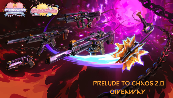 💥PRELUDE TO CHAOS 2.0 BUNDLE GIVEAWAY💥

How to enter:
• Follow <a href="/ohgawdkate/">QoR Ohgawdkate☀️🍉| 🔜 DreamHack Atlanta</a> <a href="/OhgawdEvents/">OhgawdEvents</a>
• Like &amp; Retweet this post
• Tag 2 friends!

⊹ ࣪ ﹏﹏﹏﹏﹏﹏﹏﹏﹏﹏﹏﹏﹏﹏﹏﹏﹏﹏﹏﹏﹏⊹ ࣪ ˖

Bonus entries
• Follow twitch.tv/ohgawdkate
• Follow @Ohgawdevents on Youtube,