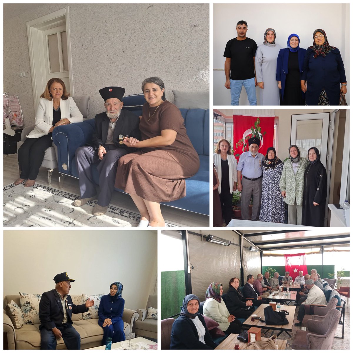 AK Kadın Konya (@akkadinkonya_) on Twitter photo 19 Eylül Gaziler Günü dolayısıyla 31 ilçemizde eş zamanlı gazilerimize ve değerli ailelerine ziyaret gerçekleştirdik.
Aziz hatıralarını daima yaşatacağımız kahraman gazilerimize ve kıymetli ailelerine şükranlarımızı sunuyoruz.🇹🇷
<a href="/tugbaisikercan/">Tuğba IŞIK ERCAN</a>
<a href="/fatihozgokcen/">Fatih Özgökçen</a>
<a href="/OzlmYlmz042/">Av. Özlem Yılmaz</a> 19 Eylül Gaziler Günü dolayısıyla 31 ilçemizde eş zamanlı gazilerimize ve değerli ailelerine ziyaret gerçekleştirdik.
Aziz hatıralarını daima yaşatacağımız kahraman gazilerimize ve kıymetli ailelerine şükranlarımızı sunuyoruz.🇹🇷
<a href="/tugbaisikercan/">Tuğba IŞIK ERCAN</a>
<a href="/fatihozgokcen/">Fatih Özgökçen</a>
<a href="/OzlmYlmz042/">Av. Özlem Yılmaz</a>