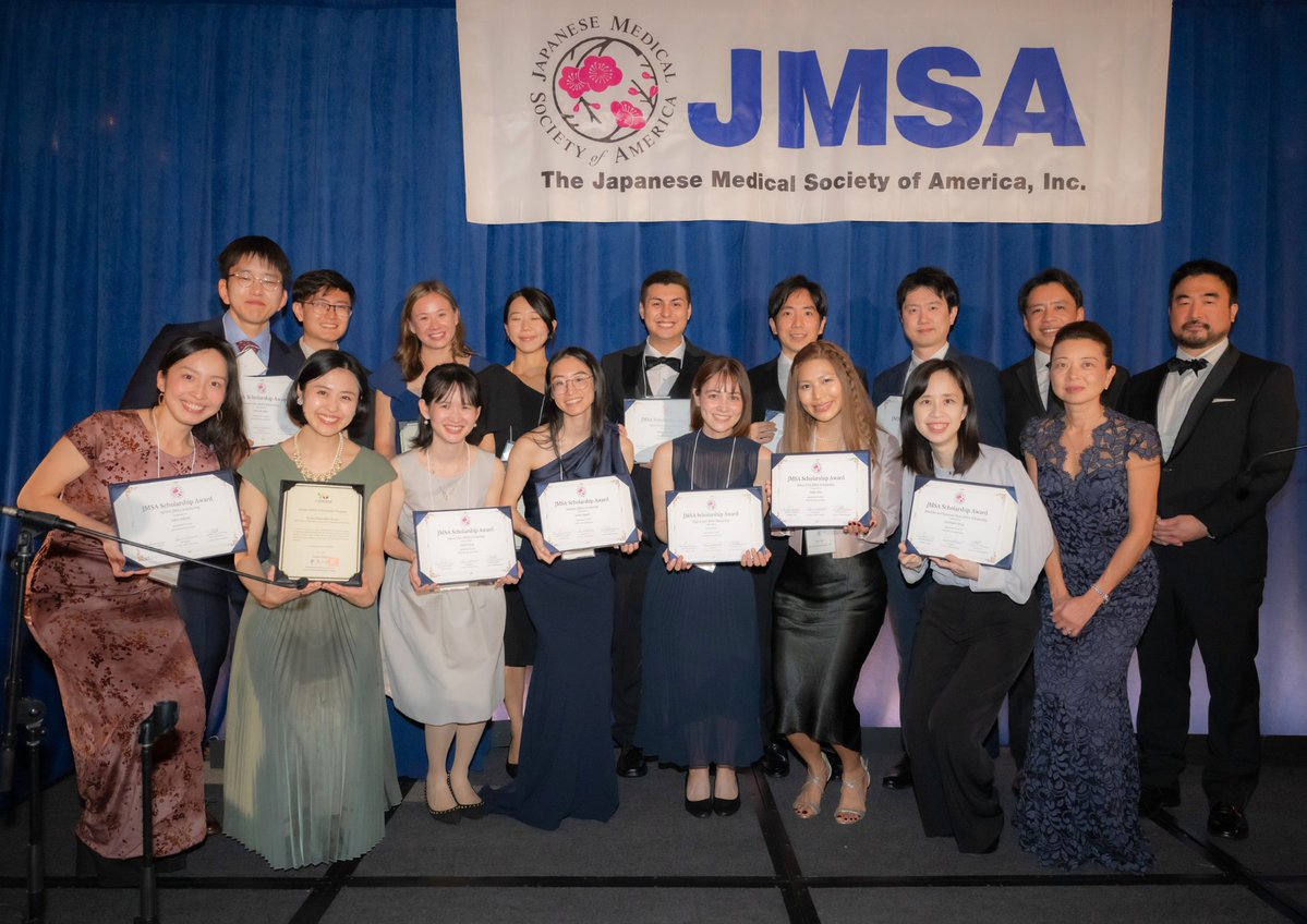JapanCons_NY's tweet image. 🏥AMB Mori attended the 53rd Annual JMSA dinner to celebrate JMSA's work in the #JapaneseCommunity and the new 2025 #Scholars. During the dinner, AMB Mori was awarded the JMSA Lifetime Legacy Award in recognition of his efforts for the Japanese Communities in the U.S.