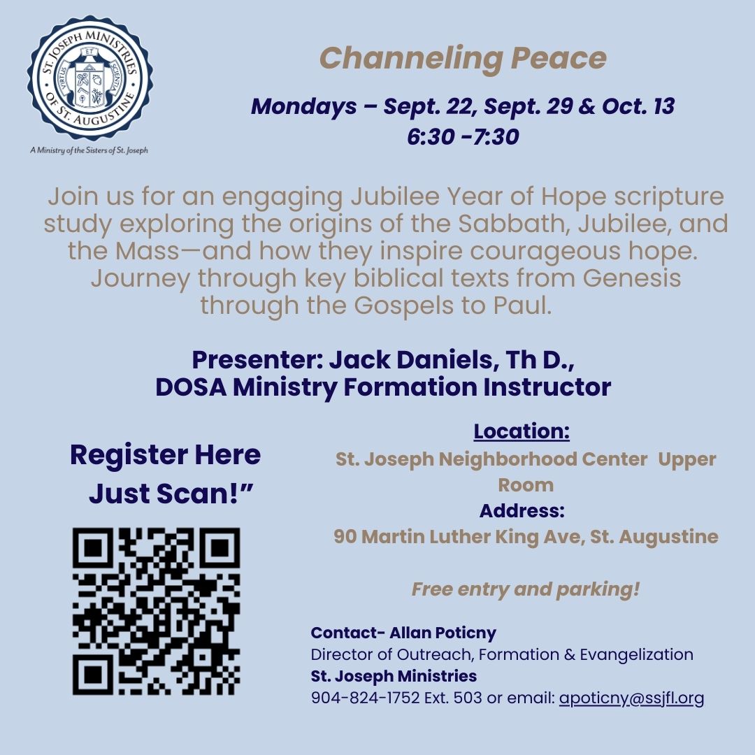 Come next week for Channeling Peace. Register today!
