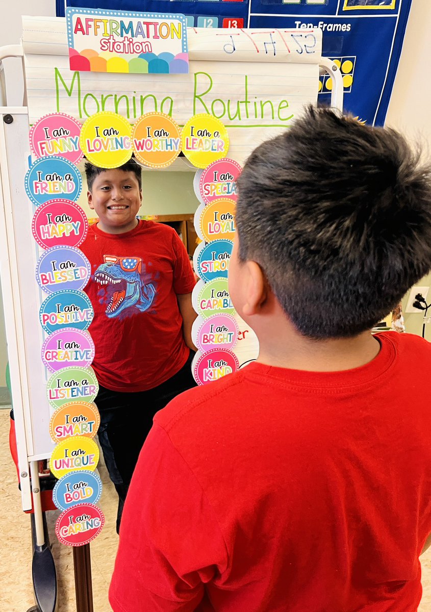 Ms.Savino's and Mrs. Scott's class learned about affirmations. We learned how to say positive things about ourselves and learned about the amazing things we are. Now our classroom has an affirmation station to remind us of the great things we are. <a href="/HamptonBaysES/">Hampton Bays ES</a> <a href="/MrsScottgrade1/">Elizabeth Scott</a>