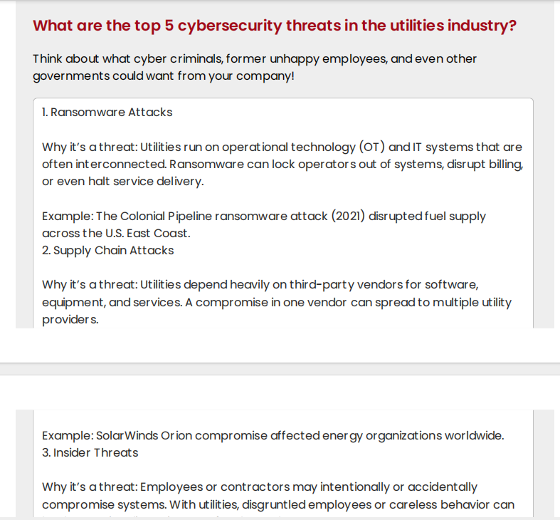 theitgirliee's tweet image. Day 90💃
I finished the Fujitsu Cybersecurity Virtual Work Experience Sprint on Spingpod today. Was required to understand the threats to organizations in the utilities industry &amp;amp; incident response also mitigation, remediation &amp;amp; business continuity. W day!
#100DaysOfCyberSecurity