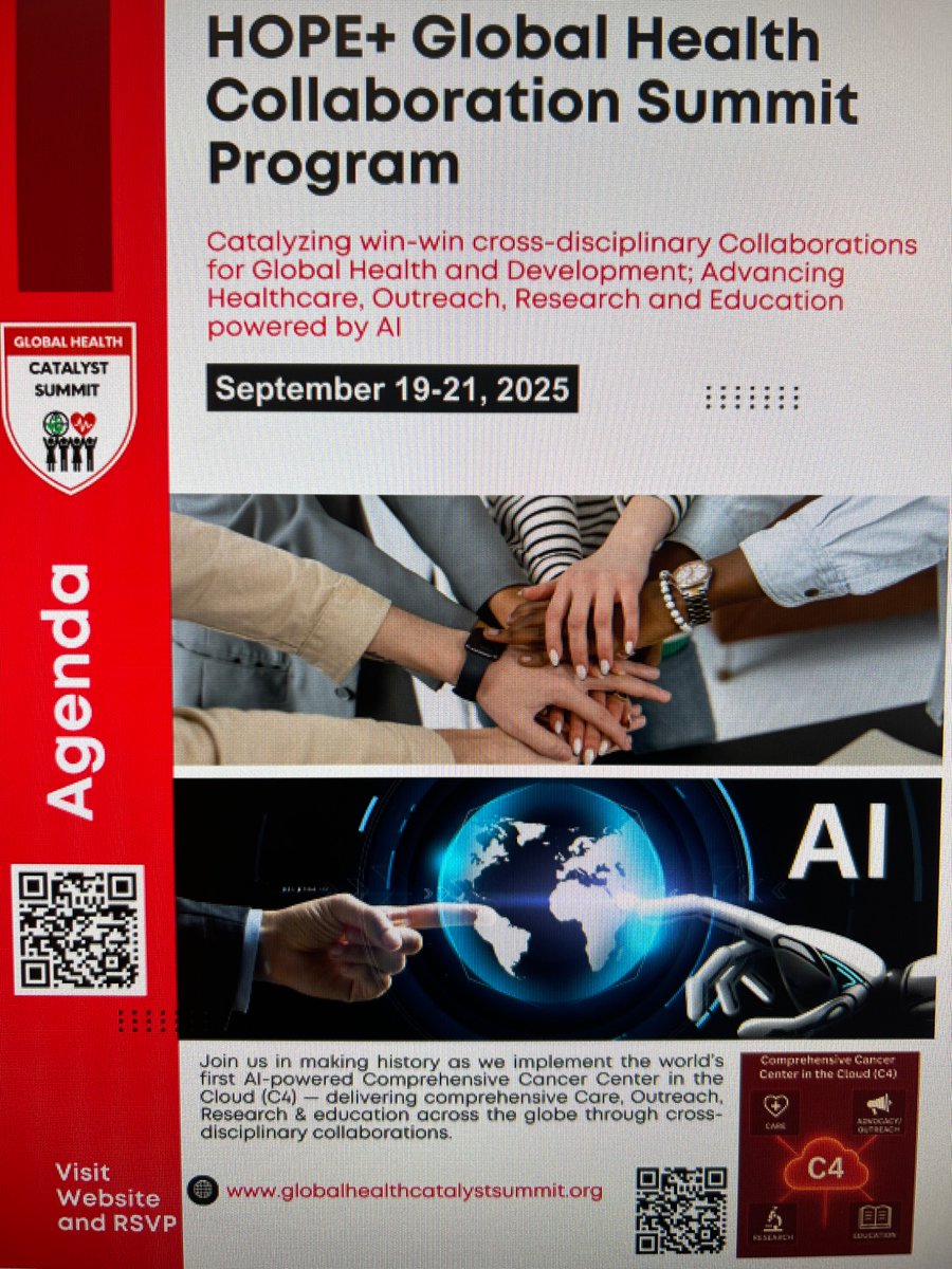 AROPA_org's tweet photo. AROPA is proud to spotlight our Vice-President Elect @CGualano, who presented at the Hope + Global Health Collaboration Summit, a program catalyzing cross-disciplinary partnerships to advance healthcare, outreach, research, and education through AI. https://t.co/w5LPfvwX4A