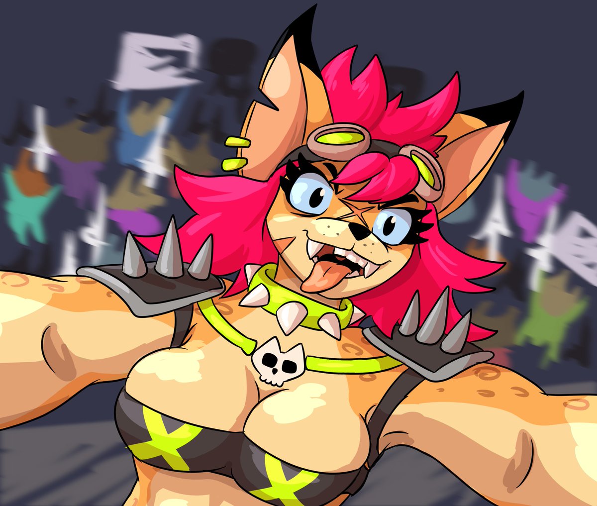 To celebrate Chapter 4. Here's Axelle from Ring Cats by <a href="/RoboticSteve/">Steve 'Stevesie' Gregson</a>