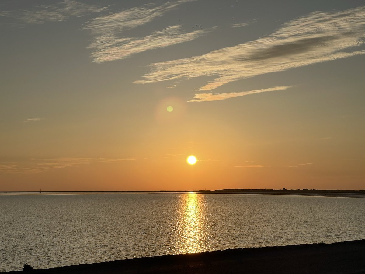 Mooie zonsondergang #Schiermonnikoog