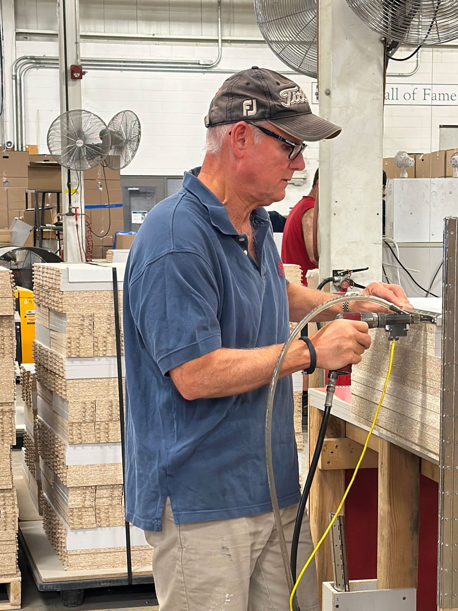 Even after 30 years, Pat still rolls up his sleeves and jumps into production to keep his skills sharp. It’s that hands-on dedication that keeps our standards high and our Crew inspired.  #LeadershipInAction #JakeConnorCrew #NotSoUndercoverBoss #ManufacturerDirect
