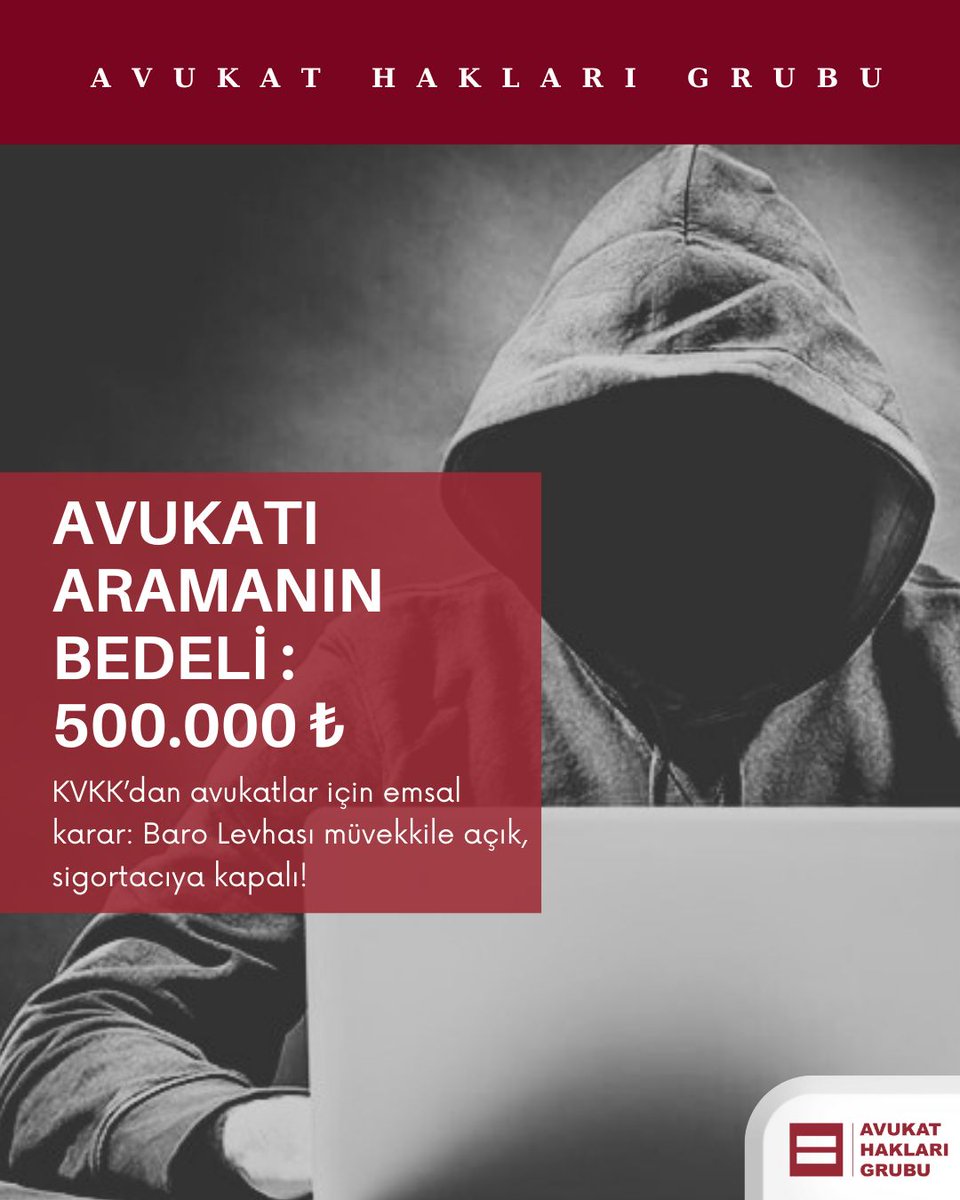 Avukat Hakları Grubu ⚖️ tweet media