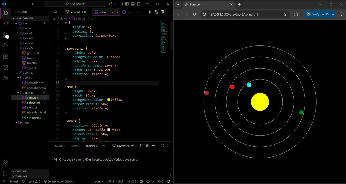 anujprakshdixit's tweet image. Day - 75
Solved:
- Binary Tree Inorder, Preorder, Postorder, Level Order Traversal
Learned:
- Multithreading in Python
- Completed Solar System Home work in CSS
#100DaysOfCode #LearnInPublic #WebDevelopement