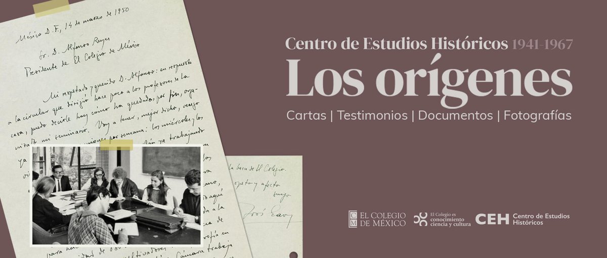 🤓📣 Les invitamos a 🔎 el nuevo micrositio del CEH | Los orígenes

📌 origenesceh.colmex.mx