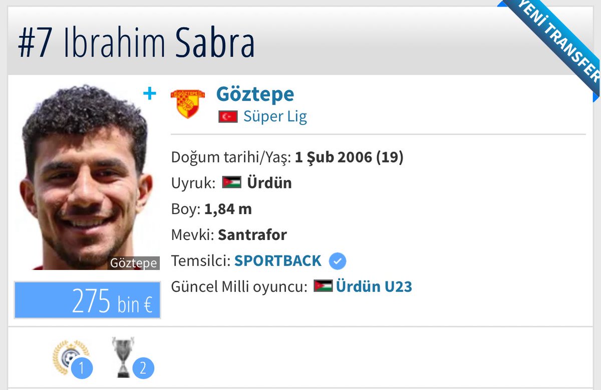 adam Ürdün’den 175.000 euro’ya topçu bulup getirmiş… 
Sabra.  
golü atan…

olsun biz de Kolombiya ve Ekvatordan tiktokçu getirdik.
zarar da etmedik haa…