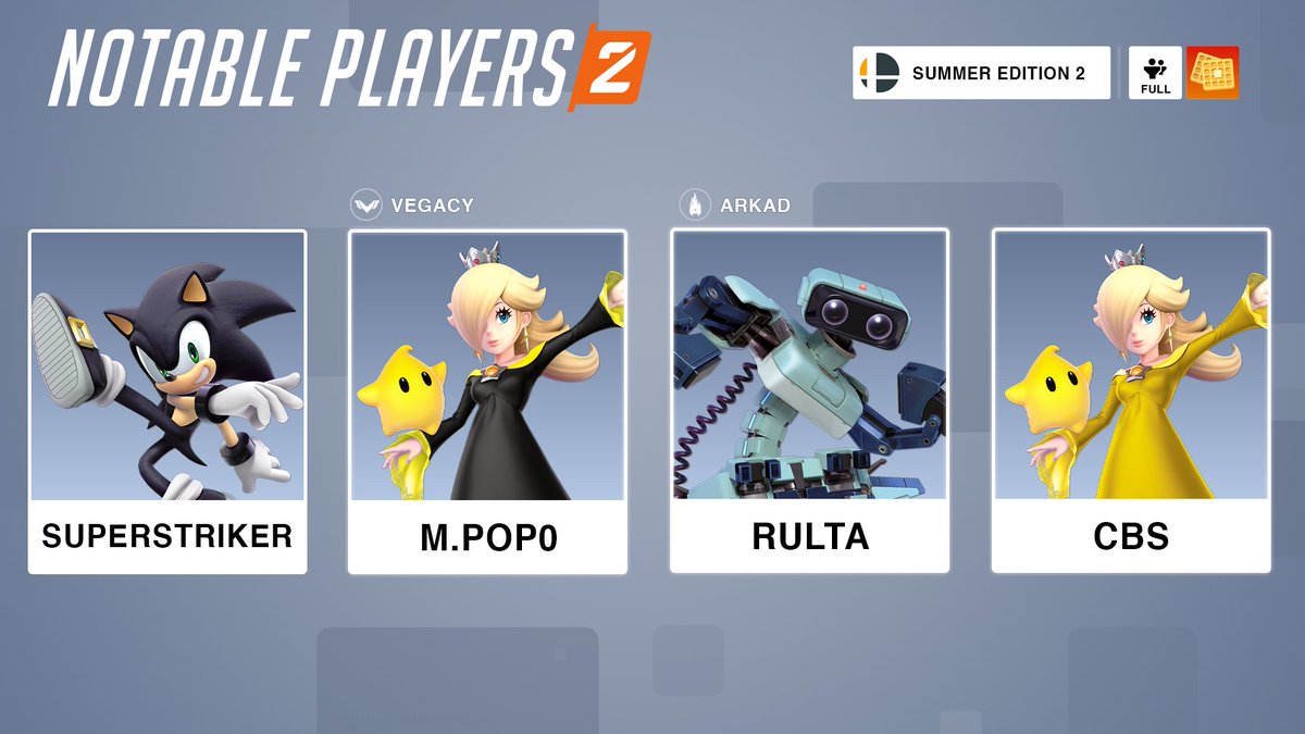 Et voici la dernière fournée de joueurs notables pour ce week-end ! 

N'hésitez pas à ramener un max de setup !