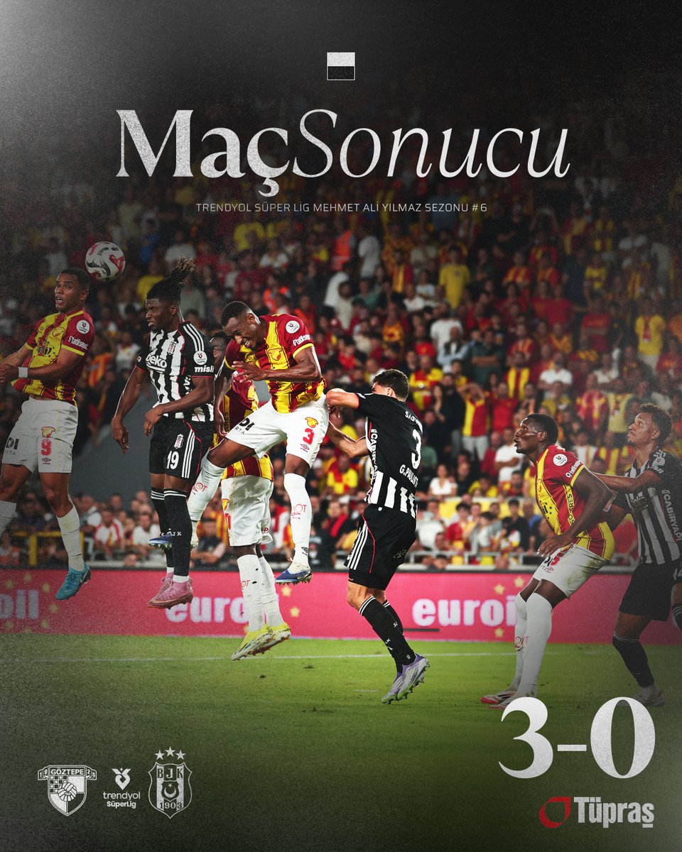 Maç bitti.

Göztepe 3-0 Beşiktaş
