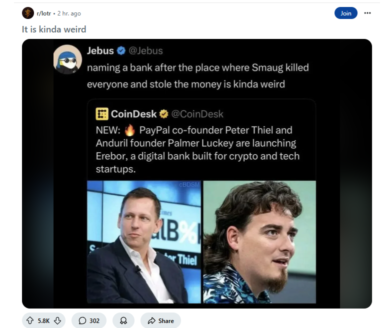 Crypto_Stark's tweet photo. @Jebus just came across this trending on reddit lmao https://t.co/Jhw3eBnfxK