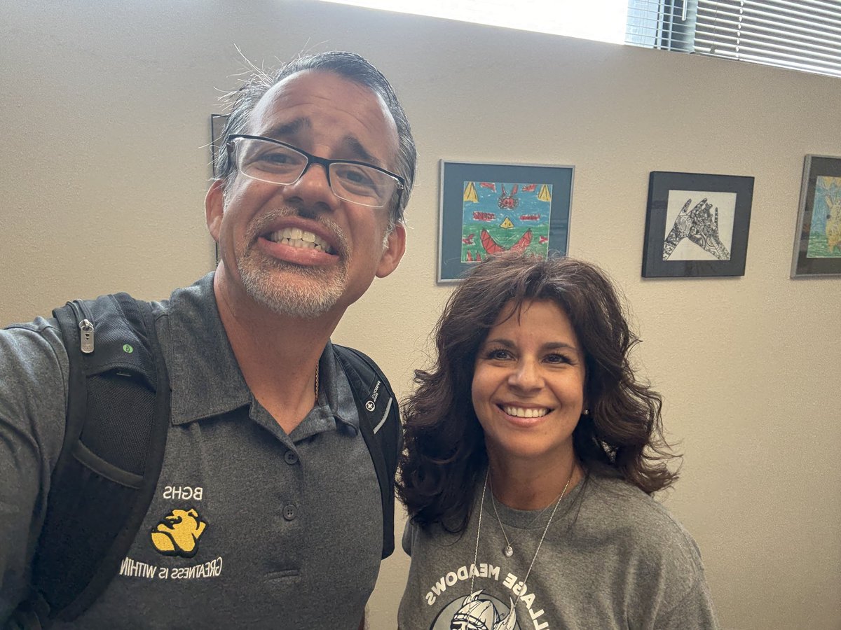 AdminLeadServe's tweet image. At Village Meadows where Principal Weinmann and I are debriefing the first quarter, identifying a MTSS-A Q2 goal area and are reviewing her MTSS-B data where 96% are responding to Tier I systems work! @DVUSD @Village_Meadows #behaviorsolutions #SEAS