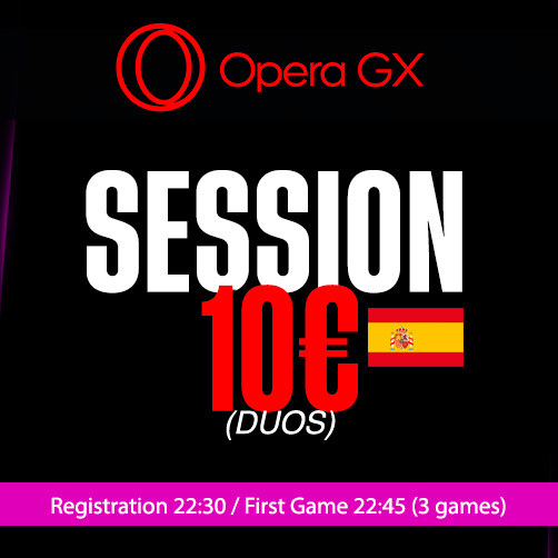 🏆DUO CUSTOMS 25€

📅 Registro 22:30 | Primer Game 22:45

PREMIOS💰

Por partida:
🥉WIN 2€

Tabla final:
🥇10€
🥈6€
🥉4€

🚨Rt + Follow <a href="/ElysiumArenaES/">Elysium Arena 🇪🇸</a> <a href="/KorxEsports/">Korx Esports</a> + Mencionar a 2 amigos

Obligatorio tener los roles pedidos en Discord
🔗discord.gg/sf4sZVnx33