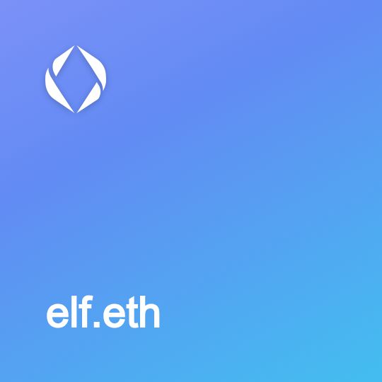 EnsSalesBot's tweet image. elf.eth registered for 1.4847775208381357 ETH (6602.4 USD) on ENS Registrar ⬨ #ENS #Web3Names #EnsNames 

etherscan.io/tx/0xaba74b0d3… 

🪂Airdrop is Live → Claim now: @freeedotfun