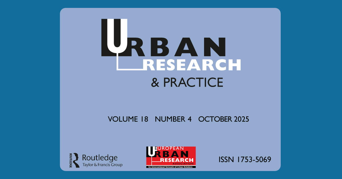 The new issue (Vol. 18, Issue 4) of #JournalURP is out now.  It features articles and reviews by <a href="/pajvana/">Ana Pajvancic Cizelj</a>, <a href="/jernejec/">Jernej Tiran</a>, <a href="/Valedellasala/">Valerio della Sala PhD</a> and many others.
Read more here: tandfonline.com/toc/rurp20/18/4
#urbanresearchandpractice