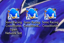 You have one Sonic Racing Crossworlds, I have three Sonic Racing Crossworlds, we're not the same.