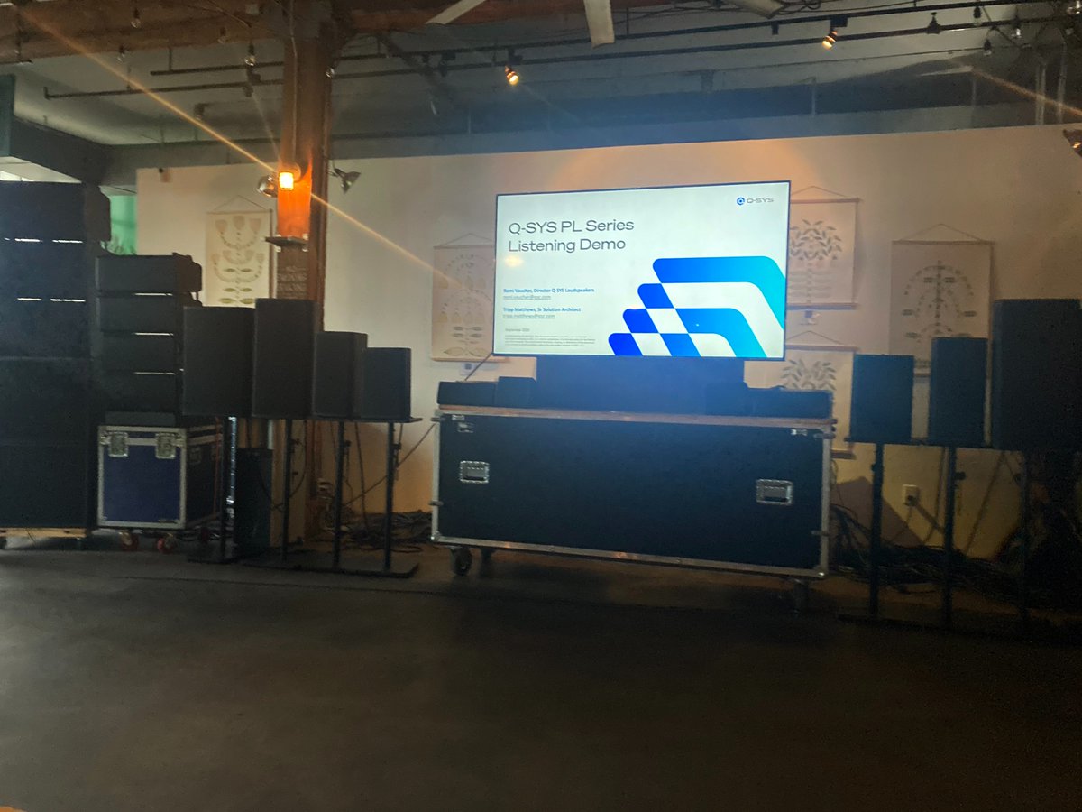 KohlerRonan's tweet image. Earlier this week, Thomas Misciagna attended an exclusive Q-SYS listening demonstration hosted at the iconic Brooklyn Brewery. Attendees experienced firsthand the powerful capabilities of the @QSYS_AVC  Platform and QSC audio technology.

#KohlerRonan #Engineering #AVTechnology